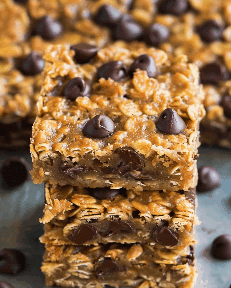 Oatmeal Chocolate Chip Bars