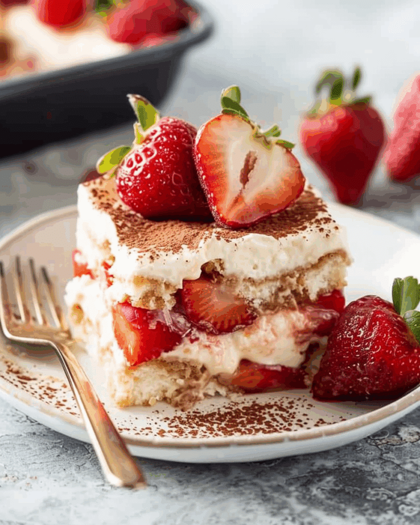 Strawberry Tiramisu