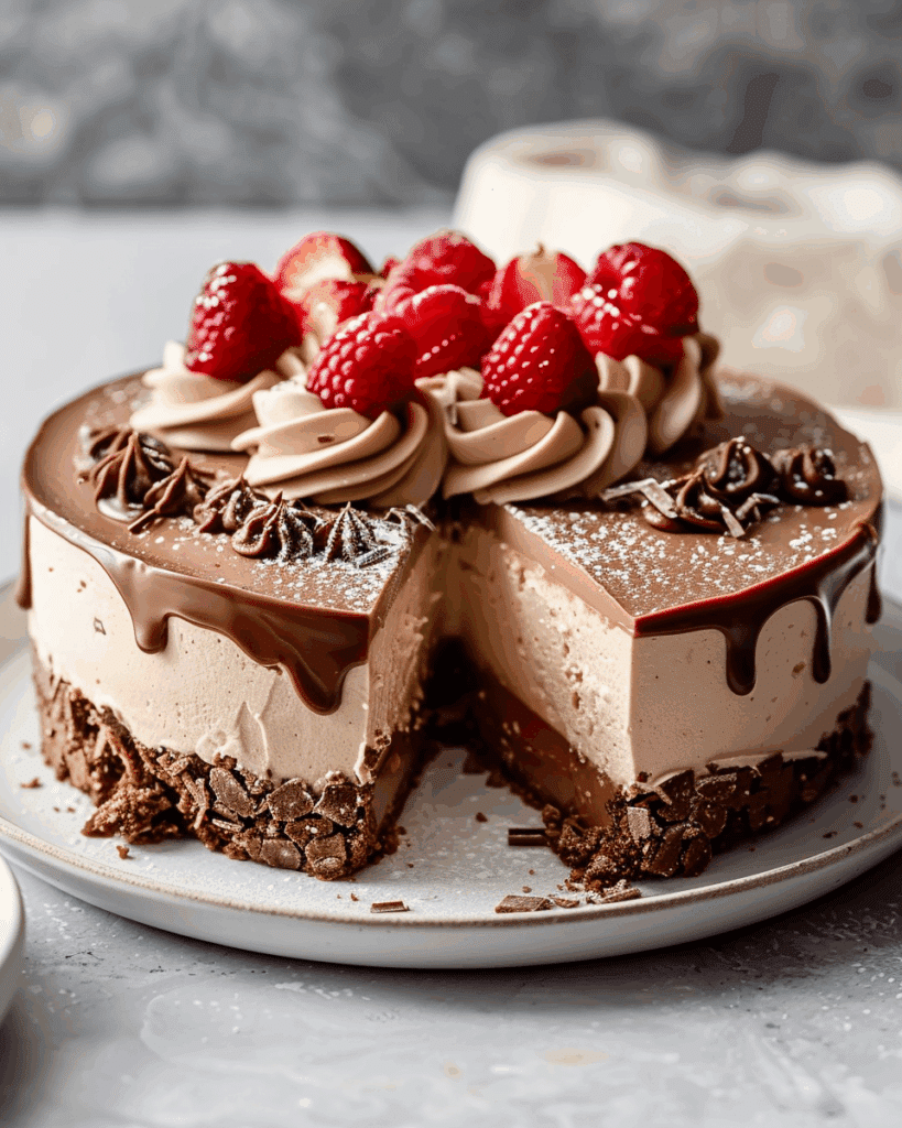 Nutella No-Bake Cheesecake