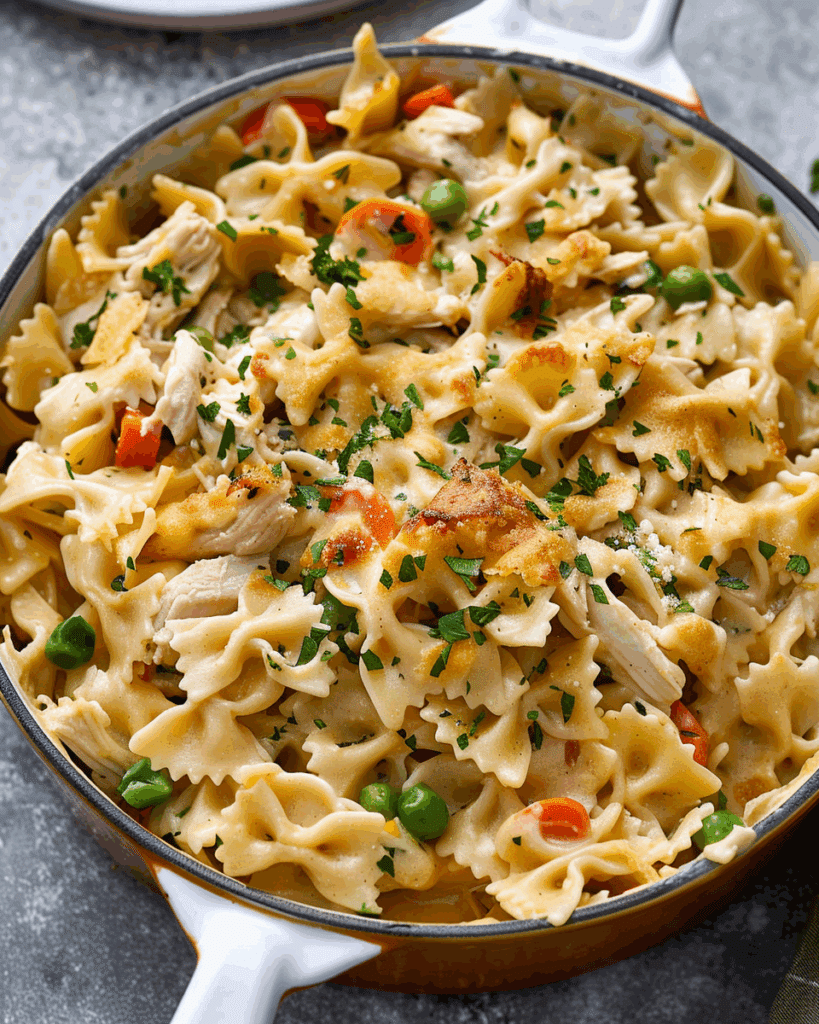 Chicken Pot Pie Pasta