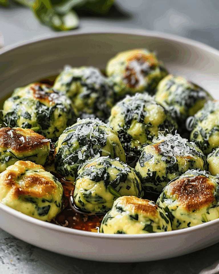 Malfatti Italian Spinach Ricotta Dumplings