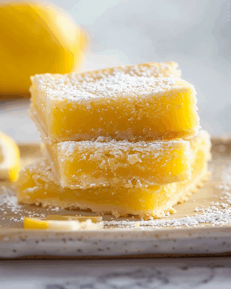 Healthy Lemon Bars