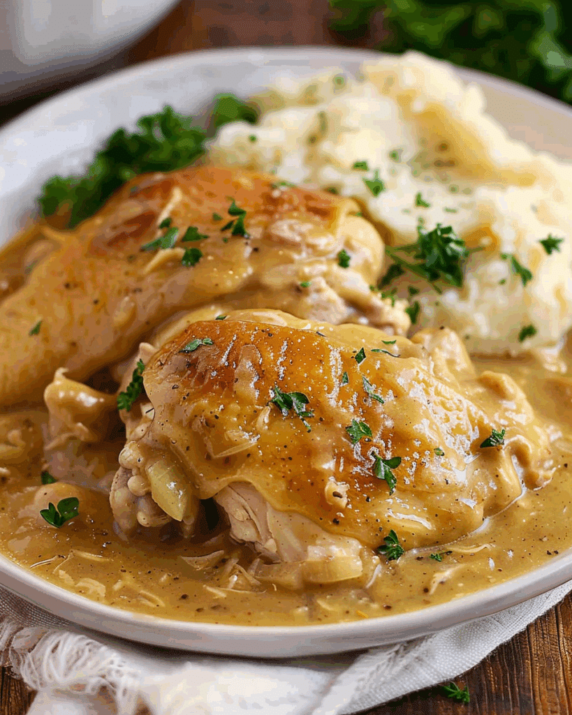 Crock Pot Chicken and Gravy