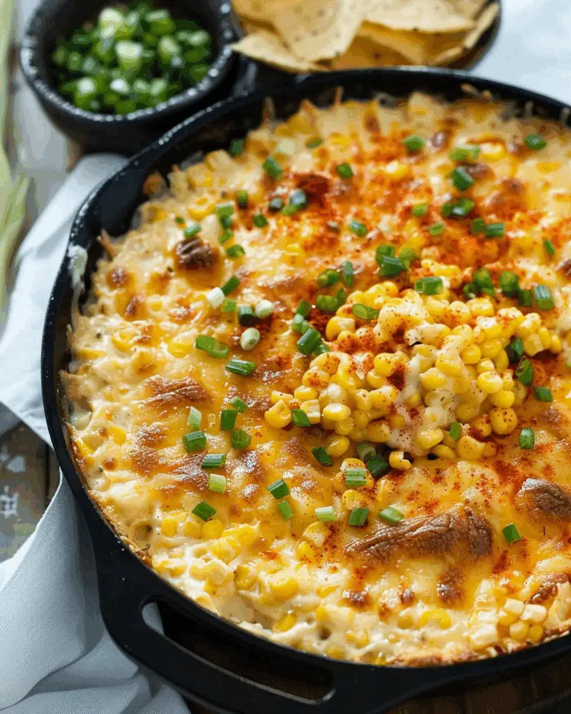 Cheesy Hot Corn Dip