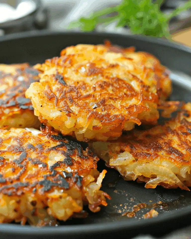 Crispy Cheesy Hash Brown Patties
