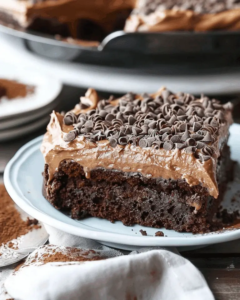 Chocolate Poke Cake Recipe