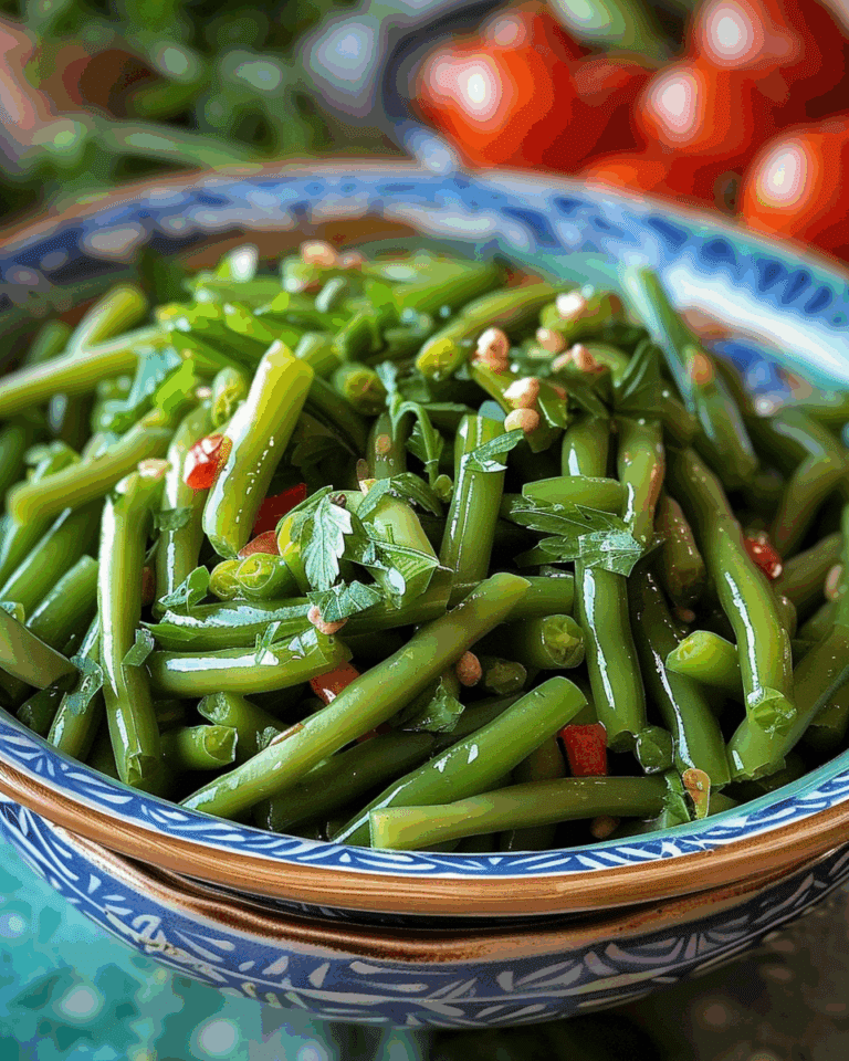 Moroccan-Style Green Beans 