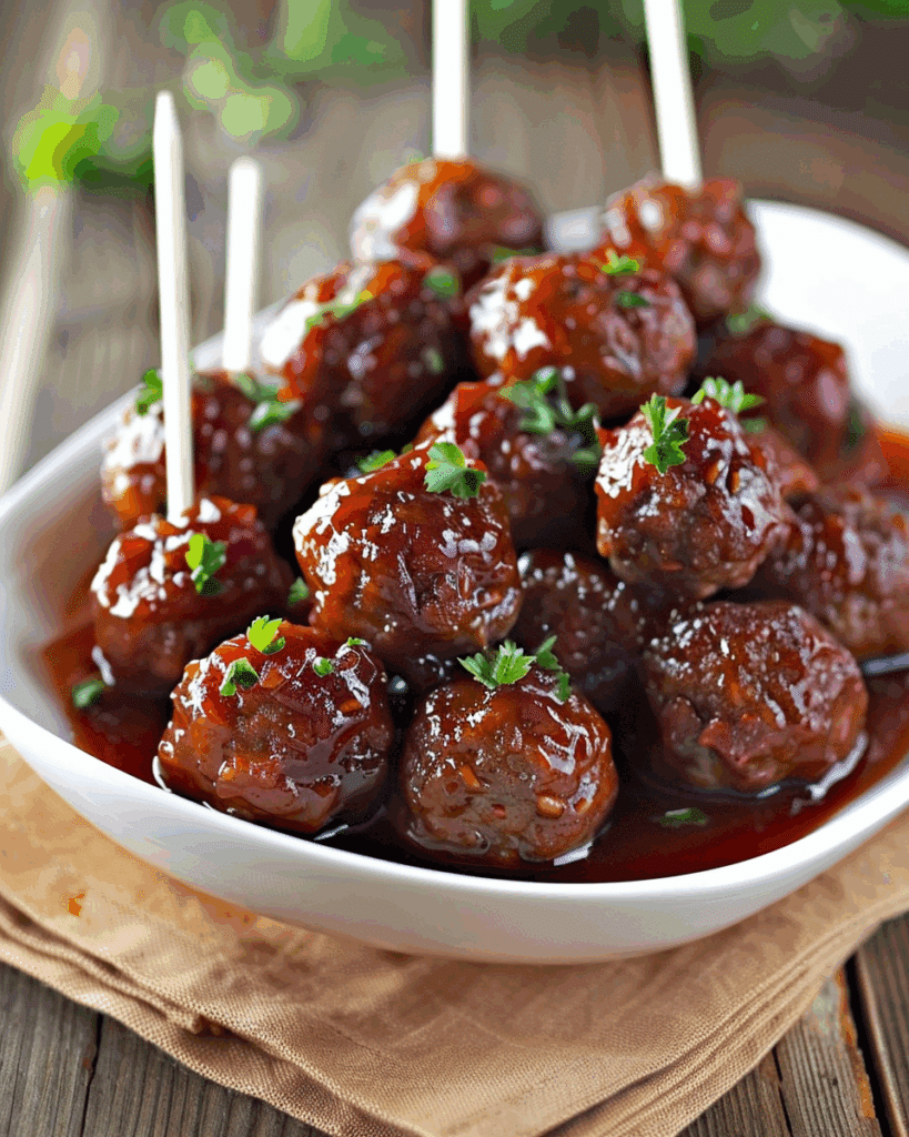 Grape Jelly Meatballs