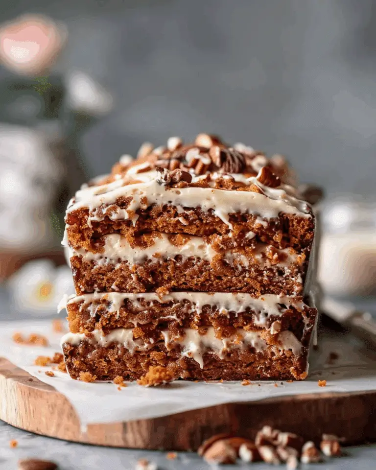 Paleo Carrot Cake Loaf