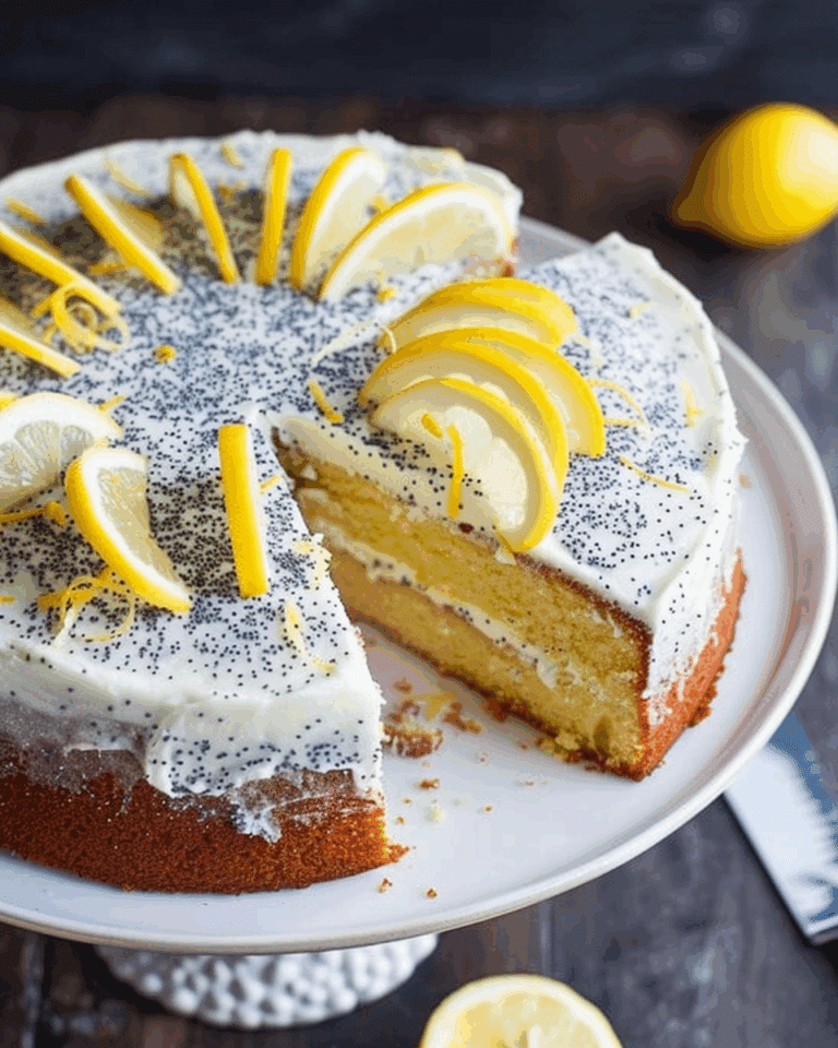 Lemon Poppy Seed Cake