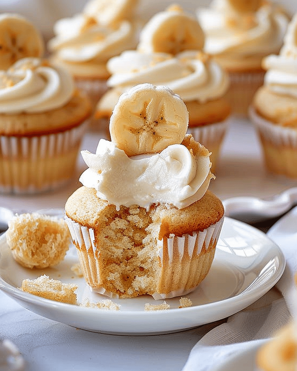 Banana Pudding Cupcakes