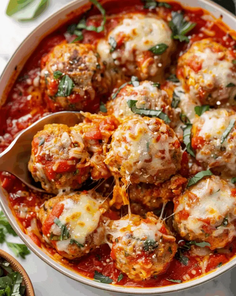 Chicken Parmesan Meatballs