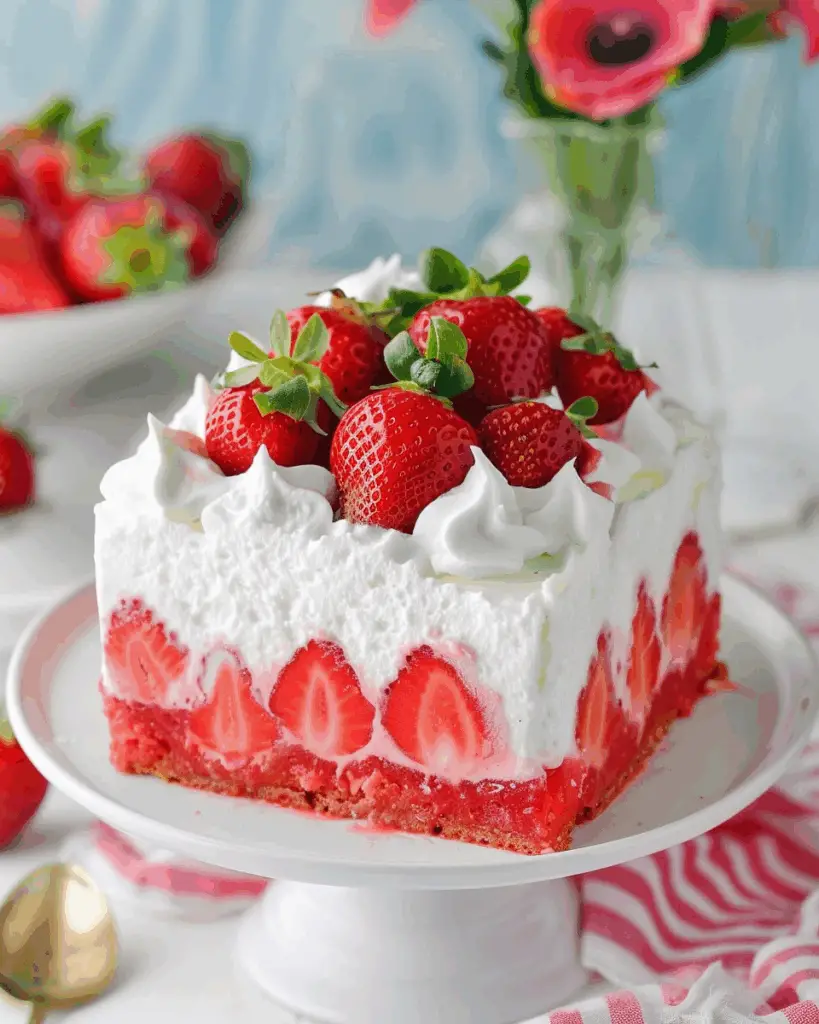 Strawberry Poke Cake