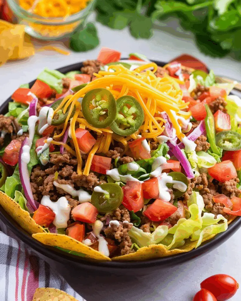 Taco Salad With Ground Beef