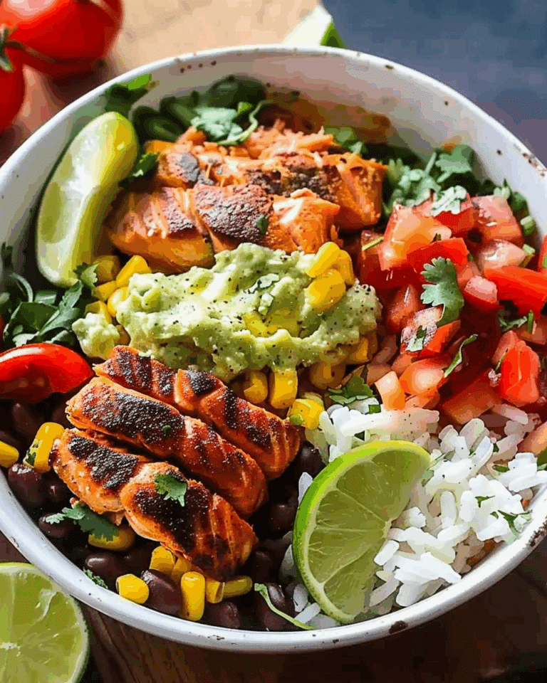 Salmon Burrito Bowl