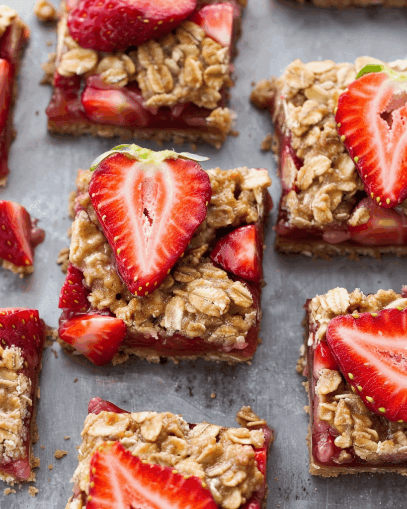 Strawberry Oatmeal Bars