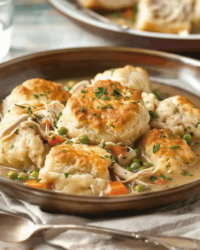Chicken & Dumplings with Biscuits