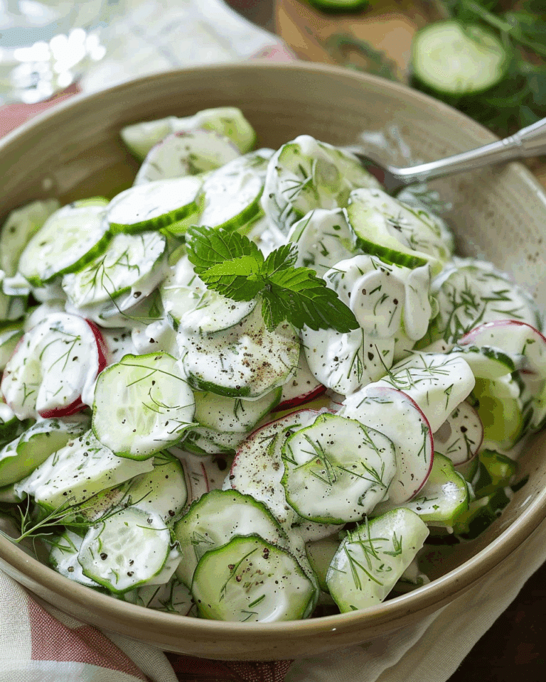Creamy Cucumber Salad