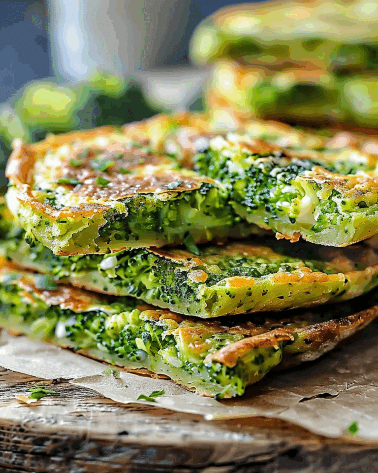 Galettes de Brocoli