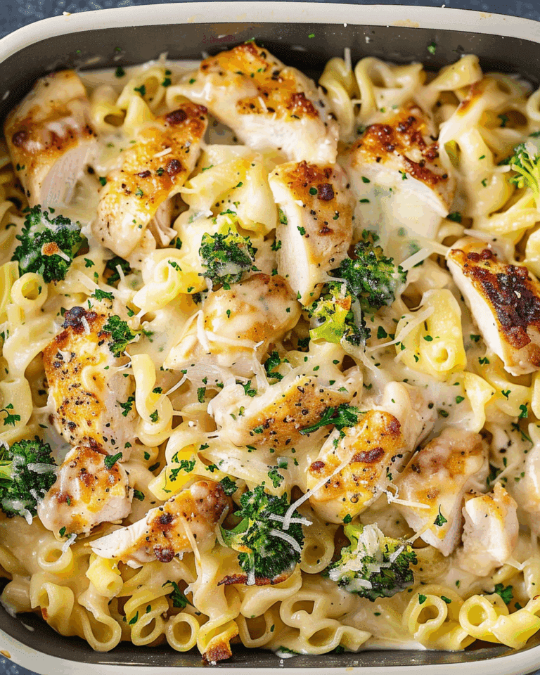 Baked Chicken Alfredo 
