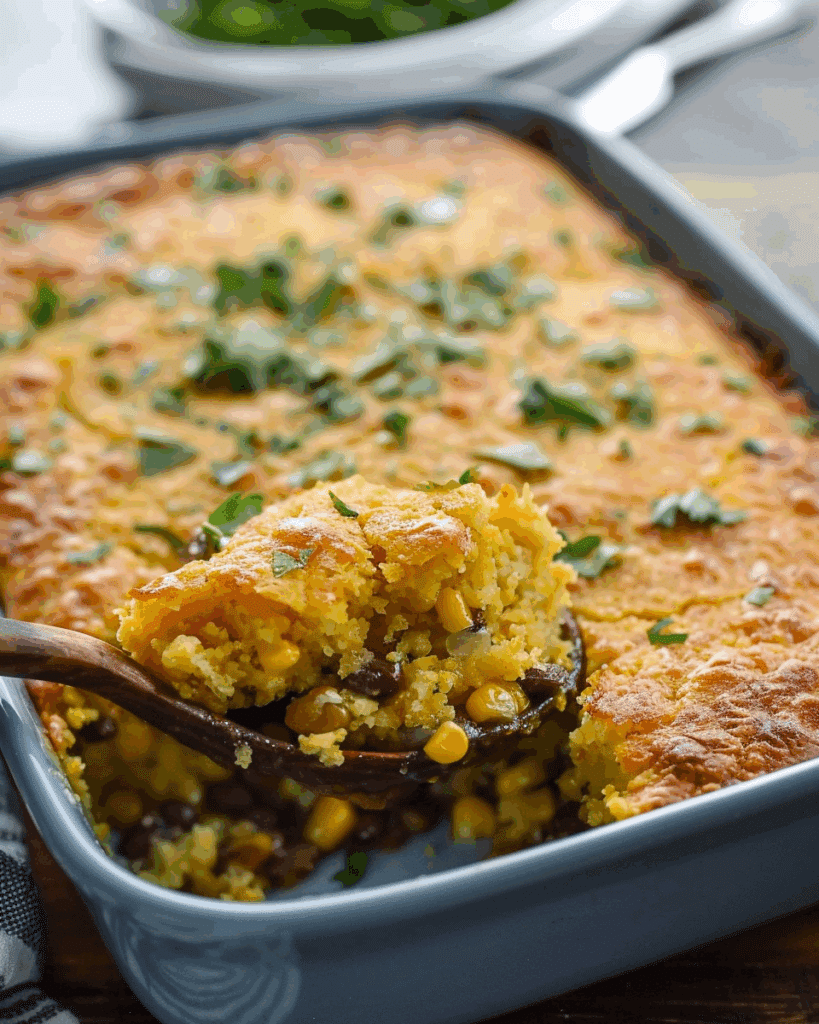 Cowboy Cornbread Casserole