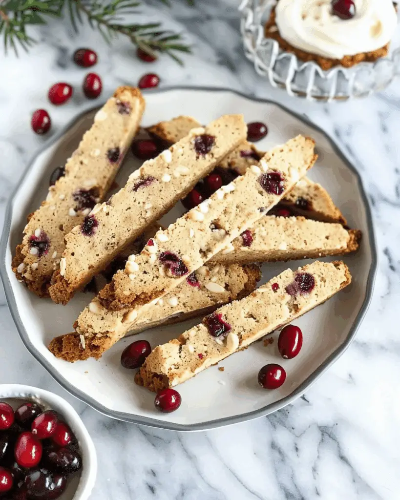 Cranberry Orange Gluten-Free Biscotti