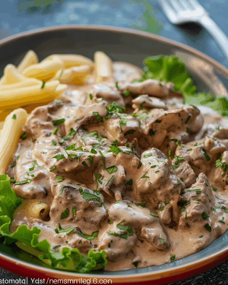 Russian Beef Stroganoff