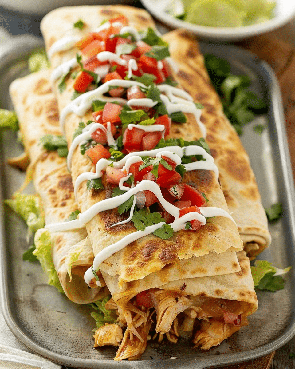 Chicken Chimichangas