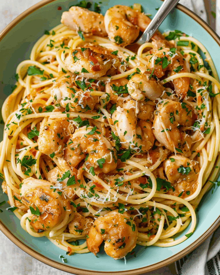 Chicken Scampi Pasta