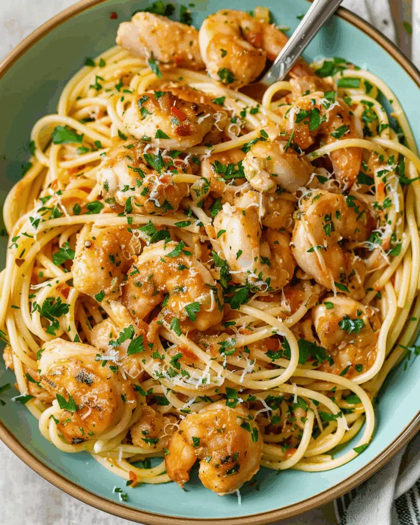 Chicken Scampi Pasta