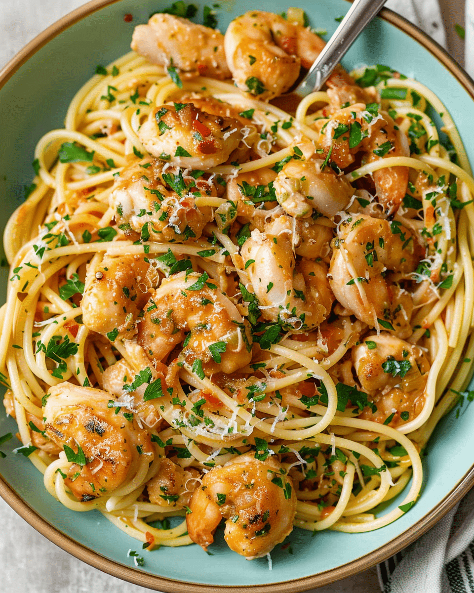 Chicken Scampi Pasta