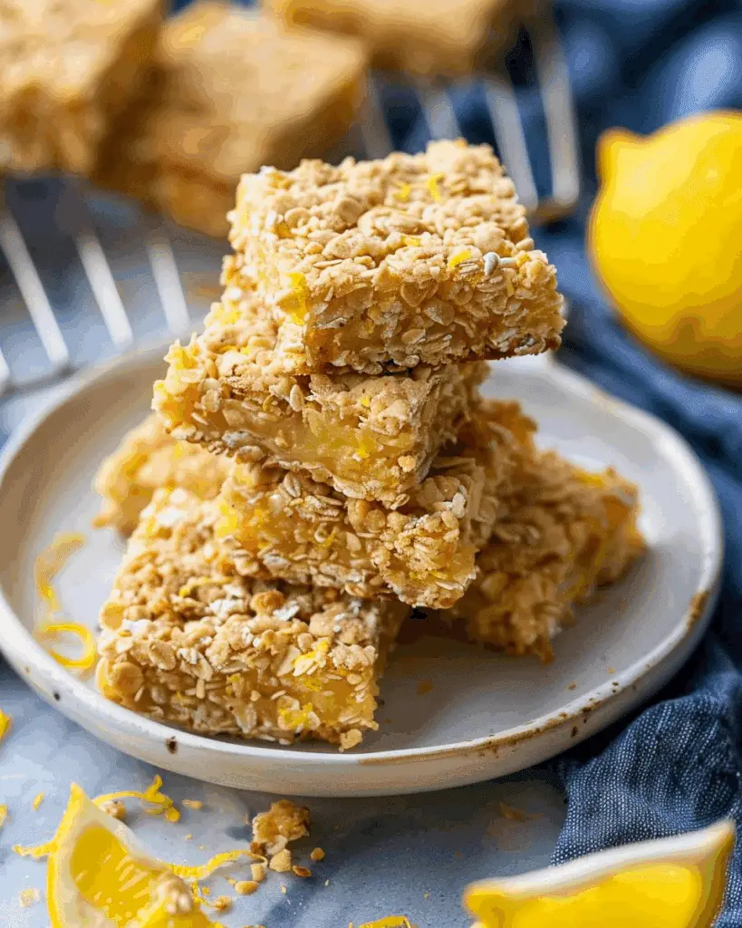 Lemon Ginger Flapjacks