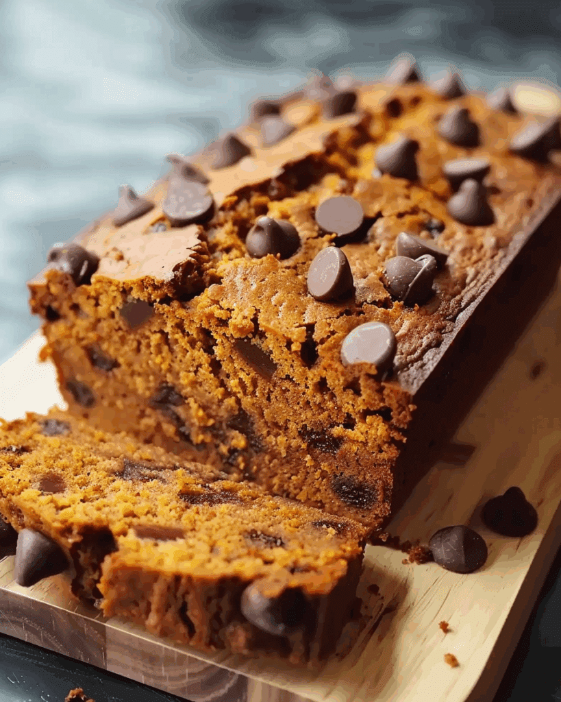 Pumpkin Chocolate Chip Bread