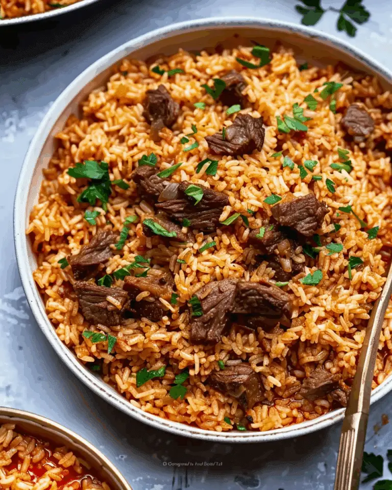 One-Pot Rice and Beef