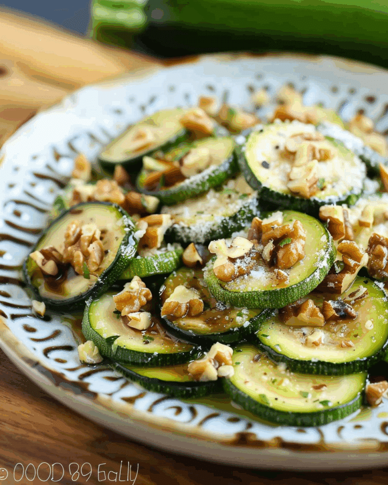 Sautéed Sliced Zucchini with Walnuts
