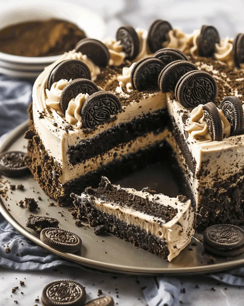 Oreo Cookie Cake Recipe