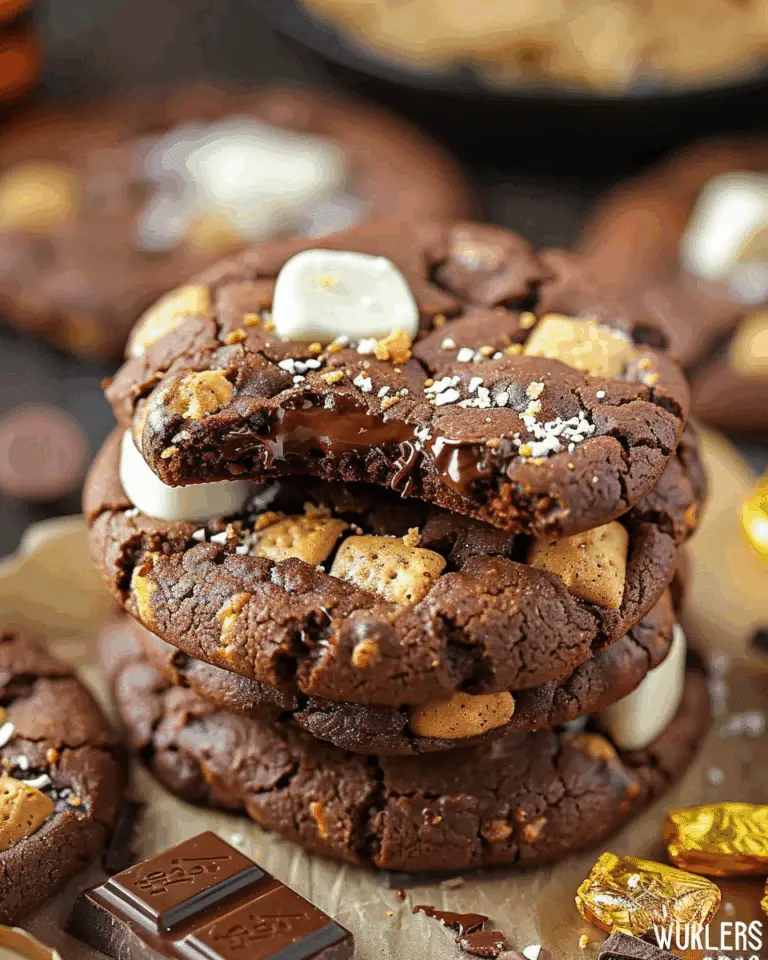 Ever Homemade Chocolate S’mores Cookies