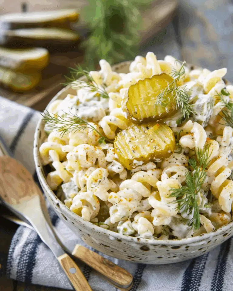 Dill Pickle Pasta Salad Recipe