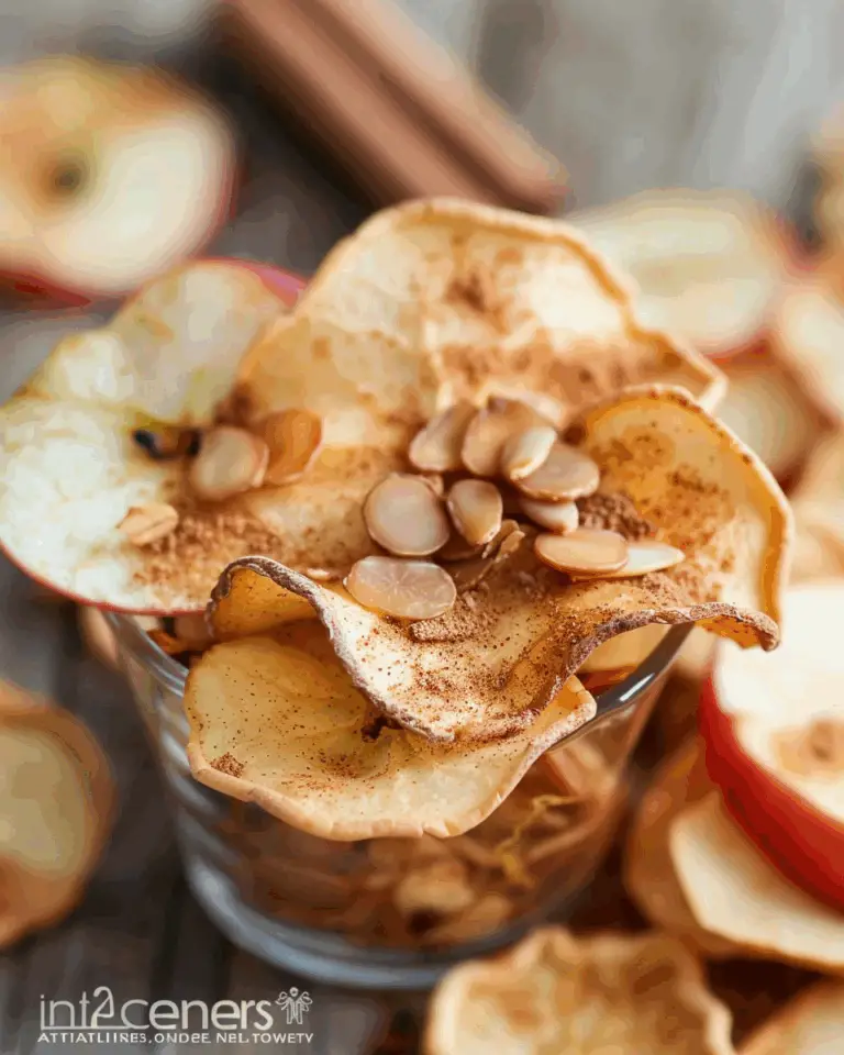 Dried Apple Chips with Cinnamon