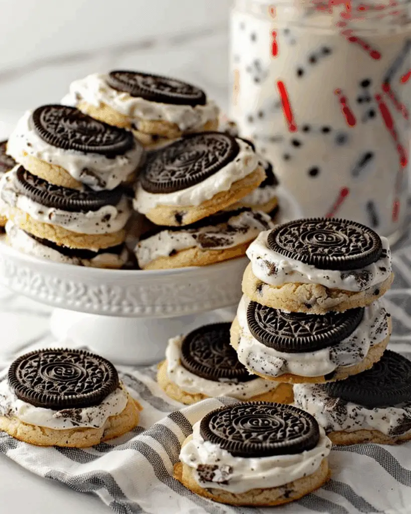 Oreo Cheesecake Cookies