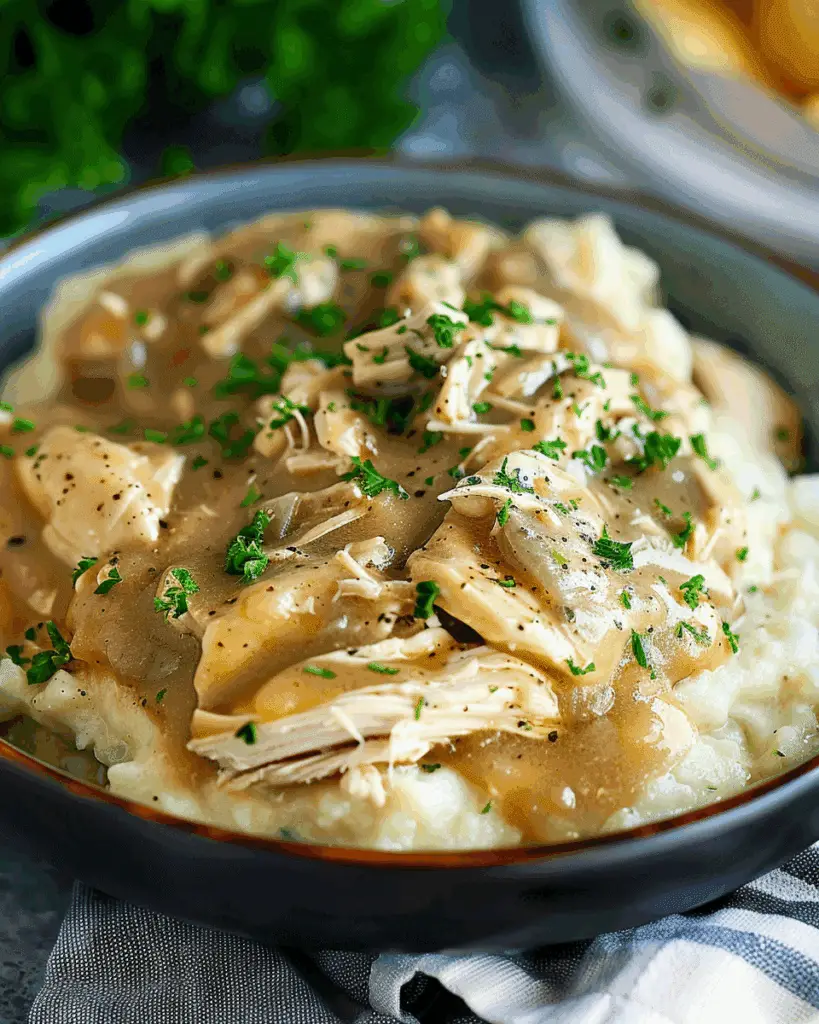 Crockpot Chicken & Gravy