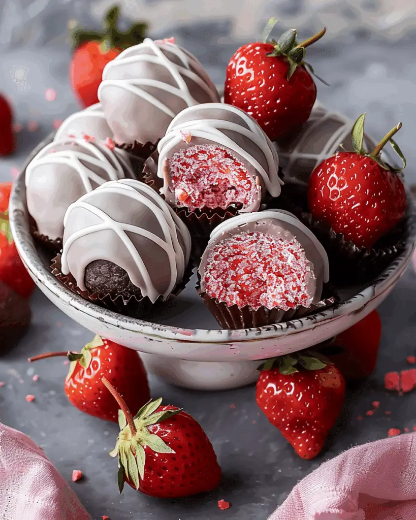 Strawberry Truffles