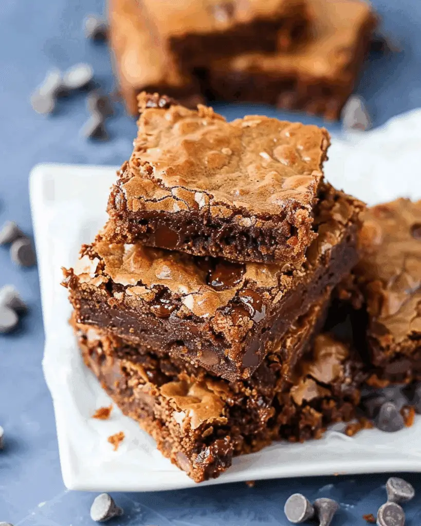 Ingredient Chocolate Chip Brownies