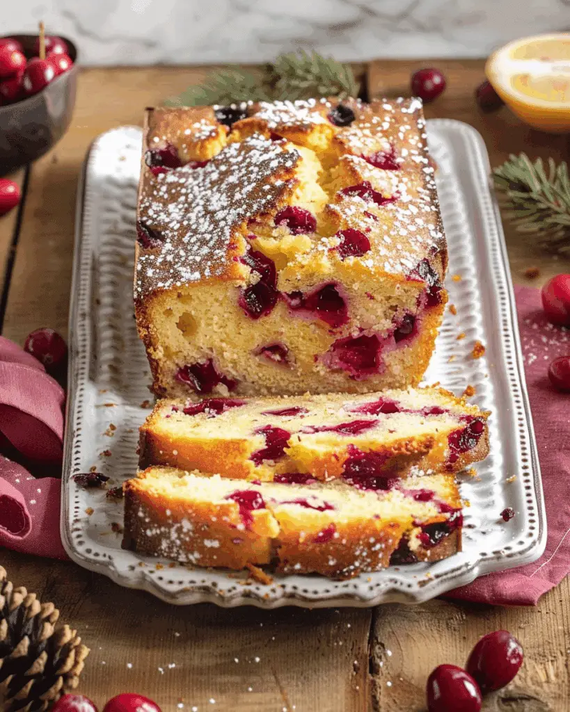 Cranberry Lemon Bread