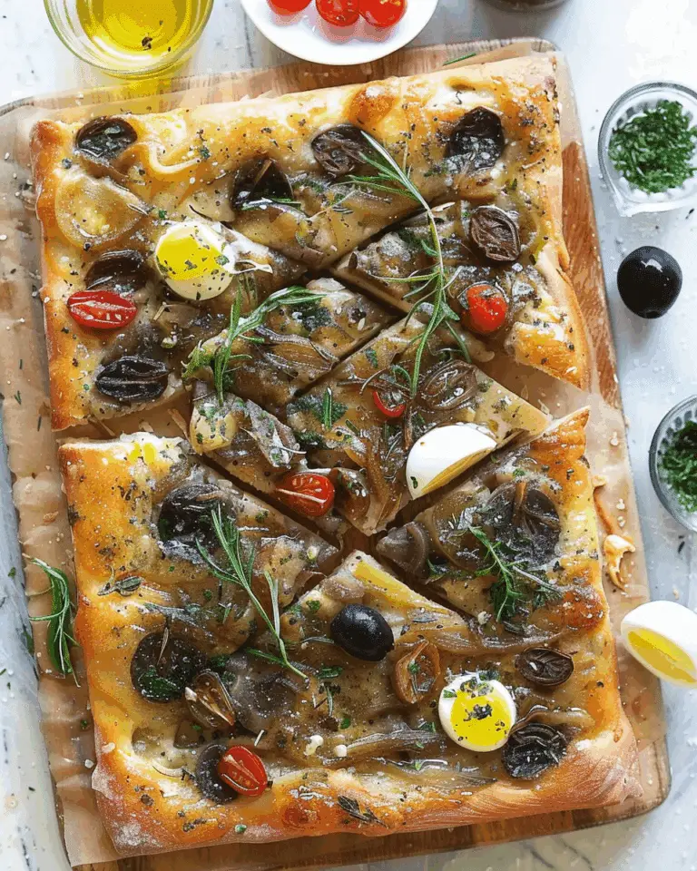Pissaladière Niçoise