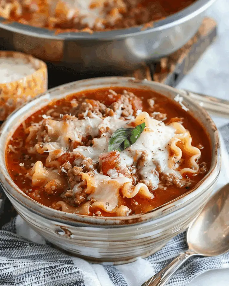 Lasagna Soup