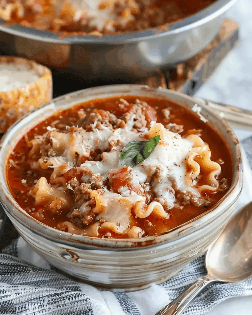 Lasagna Soup