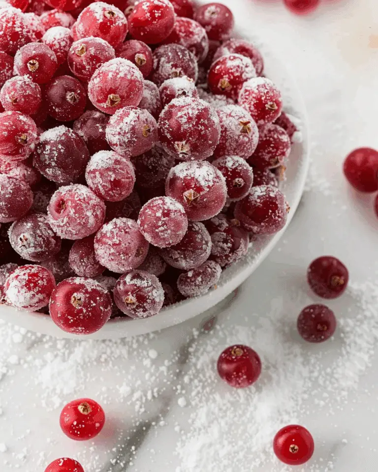Sugared Cranberries
