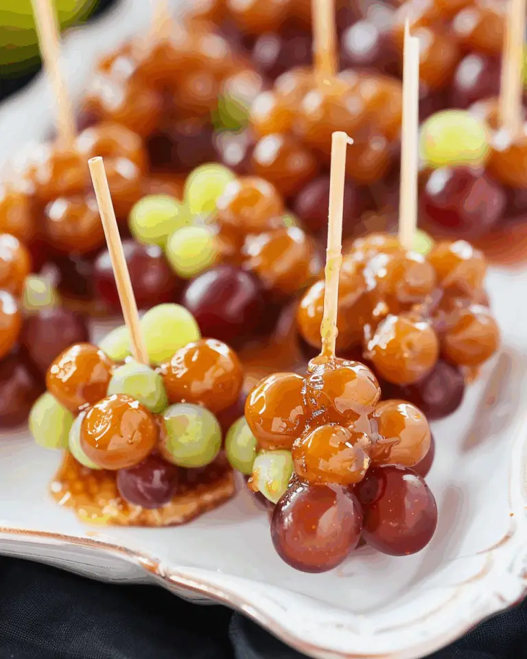 Caramel Apple Grapes