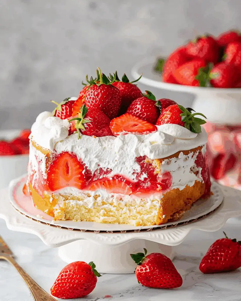 Strawberry Poke Cake recepe
